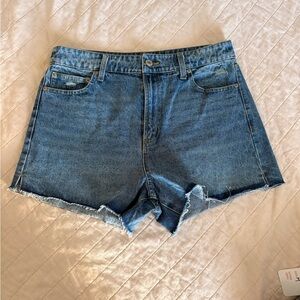 Hurley High Waist Denim Blue Shorts